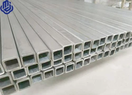 Titanium Alloy Tabung / Pipa Persegi Panjang Mulus